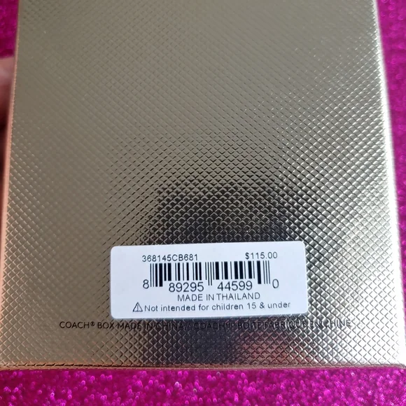 COACH ROSEGOLD PAVE SIGNATURE NECKLACE - Picture 4 of 9